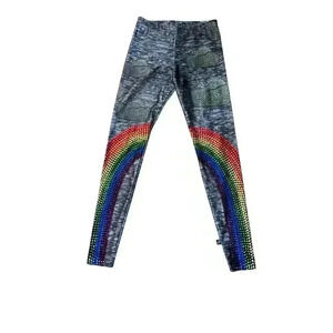 TEREZ Girl's Leggings size large Dopamine Active /athleisure